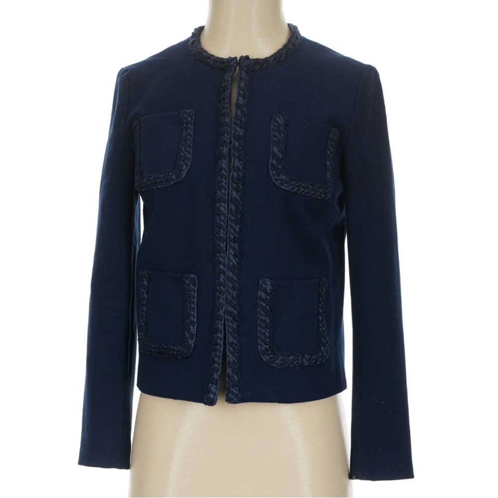 J. McLaughlin Navy Blue Women's Blazer